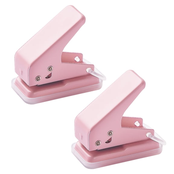 2 Pcs Single Hole Punch Multifunctional Punch Pliers 6mm Portable Hole Puncher Small Hole Punch Office Supplies