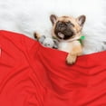 thumbnail image 3 of Rocae Red for Pet Blanket Dog Blanket Cat Blanket Soft Sleep for Small Medium Pet-Large, 3 of 8