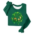 thumbnail image 5 of TaTaai Womens Holiday Graphic Sweatshirt St Patricks Day Long Sleeve Crewneck Loose Fit Casual Pullover Top Luck Theme Gift, 5 of 5
