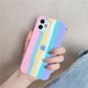 thumbnail image 1 of Funda Protectora De Rayas Arco Iris Creativa Para IPhone 11 12 13 14 Pro Max Plus X Xs Xr 7 8 A Prueba De Golpes, 1 of 4