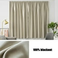 thumbnail image 6 of Soundproof Curtains Noise Cancelling Curtains for Office,2 Layer Thick Linen Heavy Blackout Acoustic Sound Absorbing Blocking Noise Reducing Curtains for Bedroom Window Studio, 6 of 7