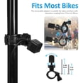 thumbnail image 3 of Handlebar Bike Mirror Bicycle Rear View Camera with 4.3 in Screen Night Vision Function 150°Wide View Adjustable Bracket,1 x monitor 1 x camera 1 x charging cable,Black, 3 of 5