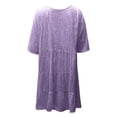 thumbnail image 6 of Sparkly Glitter Dress, Babydoll Dress Short Flowy Tiered Dress for Women Party Club Night, 6 of 9