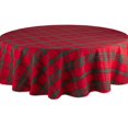 thumbnail image 1 of Mantel para Cena y Festividades, Lavable A Máquina, 100% de Algodón, 177 cm, Cuadros Festivos, de 4 A 6 Personas, 1 of 7
