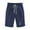 Navy, variant on Women's Summer Over Size Fashionable Printed Five Points Large Size Cotton Linen Pants Casual Versatile Pants Shorts