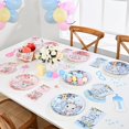 thumbnail image 2 of Caltero 150PCS Gender Reveal Plates and Napkins, Elephant Boy or Girl Gender Reveal Party Supplies, Decorations (Serves 50), 2 of 9