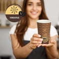 thumbnail image 2 of PAMI 16oz Paper Coffee Cups 1000 Pack Hot Coffee Cups Disposable To-Go Cups for Espresso, Tea, Hot Chocolate, Office, Café & Travel Use, 2 of 5