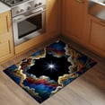 thumbnail image 3 of Rock Cave Washable Small Entryway Area Rugs 2'x3', Star Clouds Canyon Nature Abstract Low Pile Throw Rug Non-Slip Sturdy Edge Binding Carpet for Front Door Floor Room Entry, 3 of 9