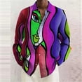 thumbnail image 1 of Camisa de hombre retro de moda, tendencia casual, camiseta con solapa para exteriores, botón de camiseta, primavera/verano 2024, nuevo artículo de moda, talla grande XS-6XL, 1 of 6