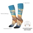 thumbnail image 4 of Susaid Cloud Sleeping Cat Print Thermal Winter Socks for Men and Women, Warm Crew Hiking Socks, for Boots and Outdoor Activities, 4 of 6