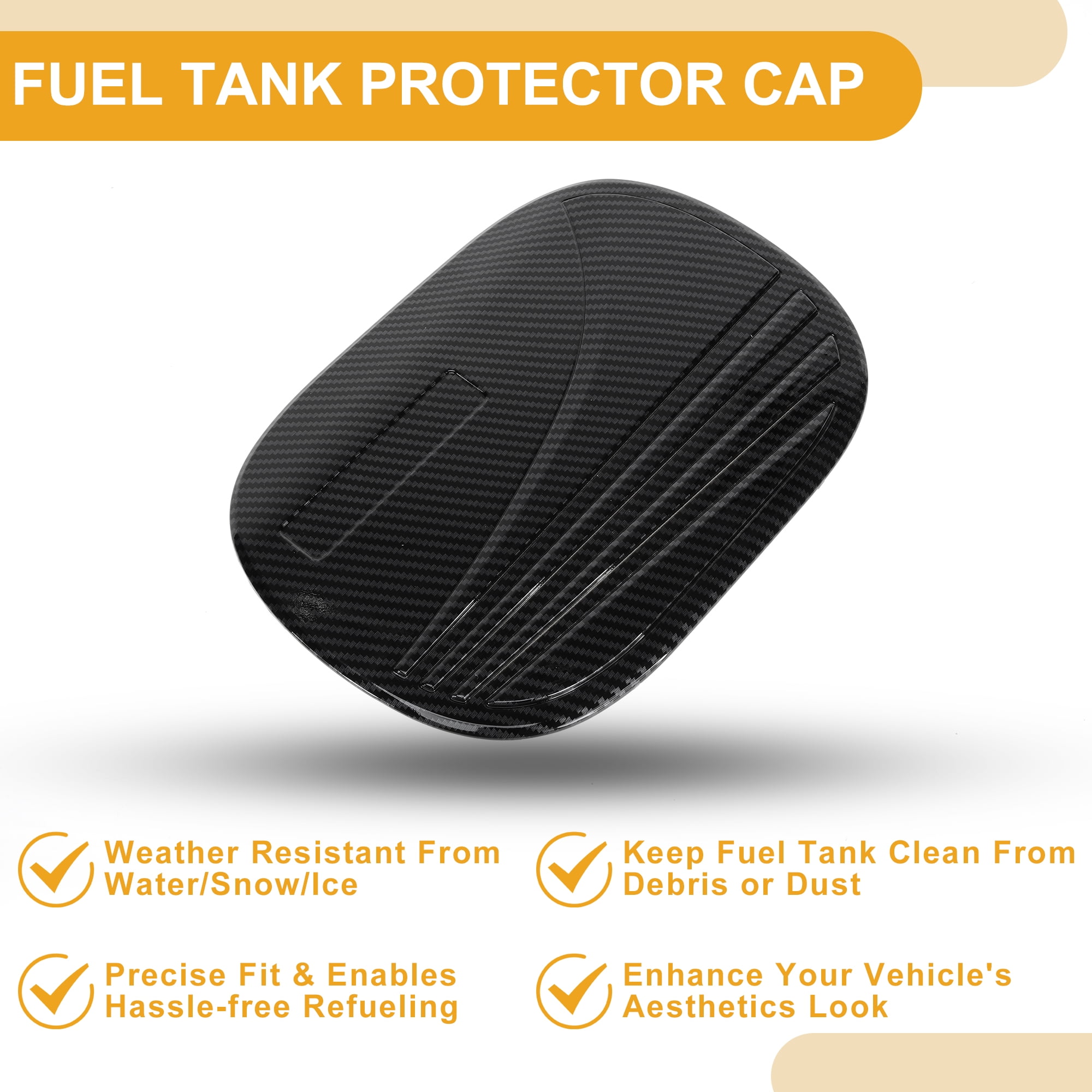 Unique Bargains Fuel Tank Door Cap for Hyundai Tucson 2019-2020 Fuel Filler Flap Cover