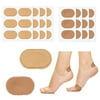 Bunion Pain Relief Pads to Wear with Shoes - Moleskin Guards Protect Feet for Men and Women, All-Day Water-Resistant Self-Stick Adhesive - 36 Cushions (yellow)