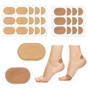 Bunion Pain Relief Pads to Wear with Shoes - Moleskin Guards Protect Feet for Men and Women, All-Day Water-Resistant Self-Stick Adhesive - 36 Cushions (yellow)