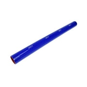 HPS 1-3/8" ID , 3 Feet Long High Temp 4-ply Reinforced Silicone Coolant Tube Hose Blue (35mm ID)