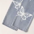 thumbnail image 5 of Girls Winter Outfits Girls Flare Jeans Bell Bottom Denim Pants for Girls 8-14 Soft Stretch High Waist Kids Jeans Casual School Everyday Wear, 5 of 6