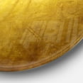 thumbnail image 2 of Designart 'Gold Texture' Abstract Circle Metal Wall Art, 2 of 3