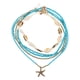 thumbnail image 1 of 5 collares bohemios multicapa con conchas, estrellas de mar y cuentas de arroz, joyería de moda para mujer, para playa, verano y ropa informal., 1 of 3