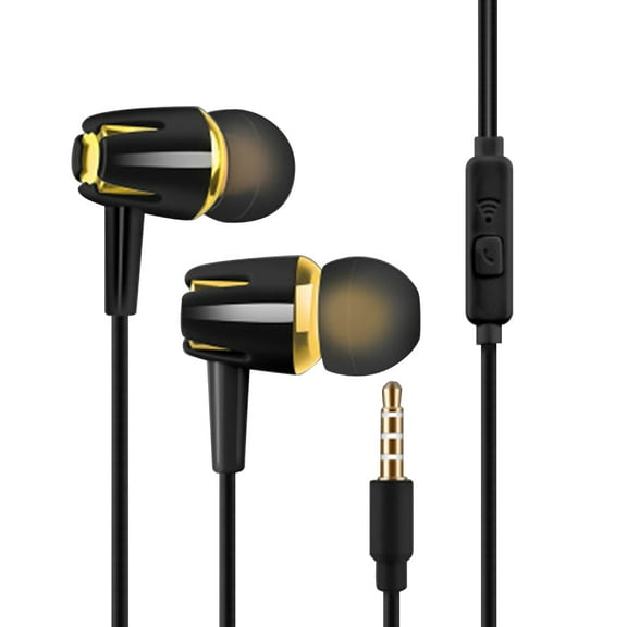 Mightlink Earbuds Wired with Microphone, Noise Cancelling in-Ear Headphones, Earphones Compatible with 3.5mm Jack