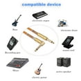 thumbnail image 4 of 1/4 Inch Instrument Cable, Guitar Cable 9.8ft Enhance  Transmission 6.35mm Male Jack  for Electric Guitar, 4 of 8