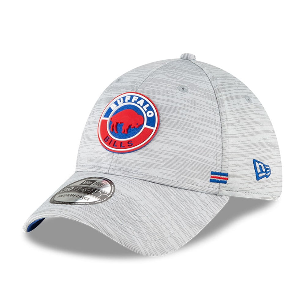 men's buffalo bills new era white 2019 nfl sideline platinum 39thirty flex hat
