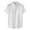 White, variant on Krdevn Mens Shirts - Male Casual Solid Shirt Short Sleeve Stand Collar Shirt Blouse Tops,Mens Fall Shirts,Color:Khaki,Size:3XL