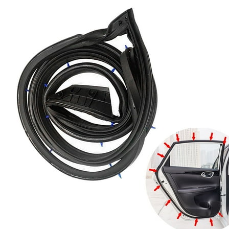 Front Left Door Rubber Open Weatherstrip Seal Trim For Nissan SENTRA 2013-2018