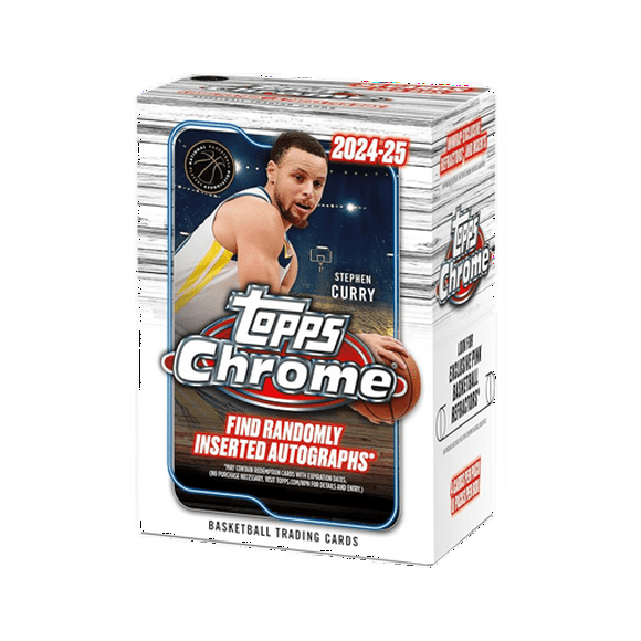 2024-25 Topps Chrome Basketball 8-Pack Blaster Box