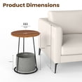 thumbnail image 3 of Manxile Farmhouse Coffee Table Rectangle Wood Coffee Tables for Living Room, Black&Brown, 3 of 6