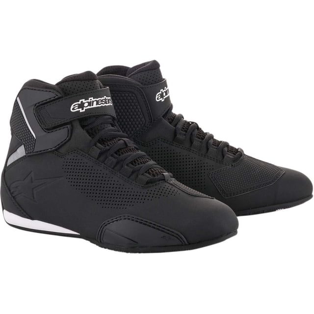 Zapatillas de moto Alpinestars Sektor Ventiled para hombre, color negro, talla 9