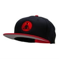 thumbnail image 2 of DJ Icon Embroidered Wool Blend Pro Style Snapback - Red Black OSFM, 2 of 5