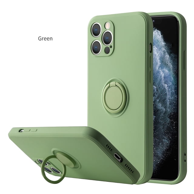 Soporte de silicona líquida para anillo de dedo, soporte magnético para iPhone 13 12 11 Pro Max Mini XR XS Max 7 8 Plus SE 2020, funda para teléfono Tan Jianjun unisex