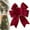 A, variant on Burgundy Red Christmas Tree Velvet Bow, Christmas Tree Topper Bow, 6.7*8.3 inch Christmas Wreath Bow, Large Christmas Bows Xmas Decor Party Supplies Wreath Railing Fences