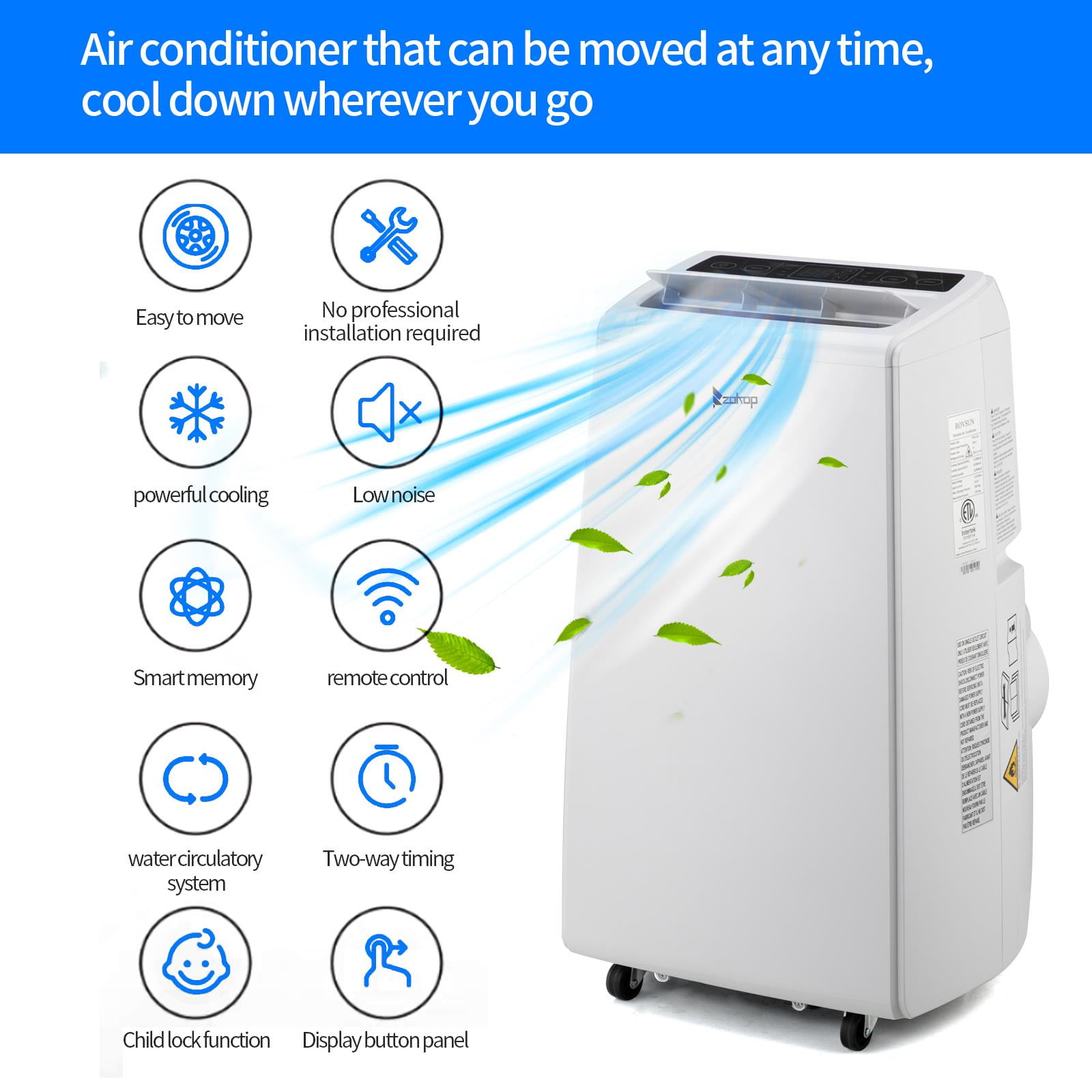 Buy Zimtown Portable Electric Air Conditioner Unit 12000BTU Power