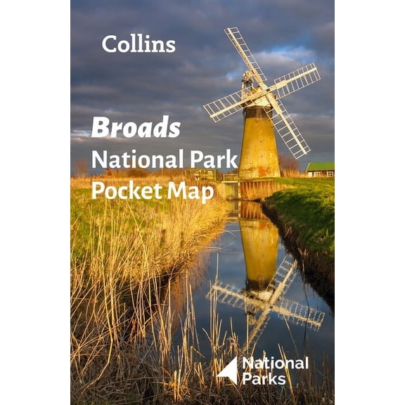 Broads National Park Pocket Map, (Hardcover)