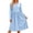 Light Blue, variant on Livrdious Fall Dresses for Women Long Sleeve A Line Striped Dress Womens Casual Midi Flowy Dresses