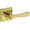 Lifetime Satin Brass, variant on Baldwin HDWYNSSR112 Wyndcliff Non-Turning One-Sided Dummy Door Lever - Bronze