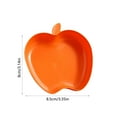 thumbnail image 3 of Clearance 2025 New Apples Shape Plates Impregnable Dinner Plates Dishwasher Microwave Safe Plastic Plates Reusable Lightweight Plates For Kitchen Or Camping 3.35x3.15 Inches, 3 of 6