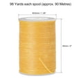 thumbnail image 2 of Unique Bargains Amber Polyester Waxed Leather Sewing Thread, 98 Yards, 2 of 5
