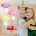 thumbnail image 5 of Cheers.US Large Mushroom Shaped Paper Lanterns for Forest Jungle Wonderland Theme Birthday Party Decor Hanging 3D Mushroom Ornament Backdrop for Fairy Baby Shower Nursery Garden Wedding, 5 of 7