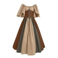 thumbnail image 1 of Tqyyweavej Costume Renaissance pour Femmes Robe Médiévale Manches Bouffantes Robe Renaissance Irlandaise Costumes d'Halloween pour Femmes, 1 of 3