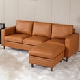 thumbnail image 6 of TROPOW Storage Ottoman Module for Modular Sectional Sofa, Square Ottoman Module for Sectional Sleeper Sofa, Brown, 6 of 7