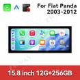 thumbnail image 2 of ZWNAV 15.8 inch Android 15 Car Radio For Fiat Panda 2003-2012 HD Multimedia Video Player Navigation GPS DVD 4G DSP Stereo Bluetooth, 2 of 14
