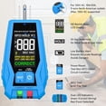 thumbnail image 2 of Outlet Tester with LCD Display Receptacle Tester with GFCI for Standard 3Wire 110-125V AC Electrical Outlet Test US Plug,1 * Outlet Tester,Blue, 2 of 7