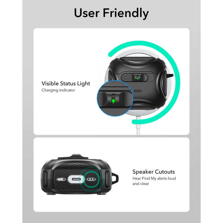 ESR Protective Case with Secure Lock for AirPods 4th Gen 2024 USB