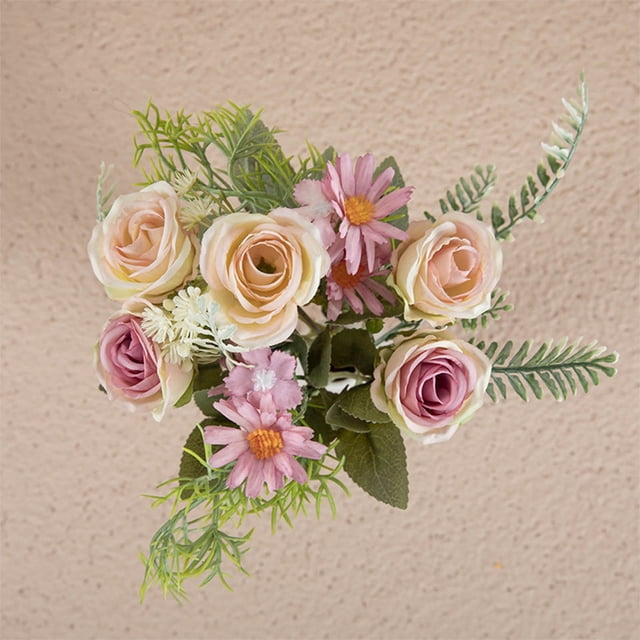 Nilvkv Imitation Flower Home Decoration Wedding Handheld Flower Wall Artificial Flower