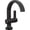 Matte Black, variant on Delta Albion Brushed Gold Bathroom Faucet 1 Hole, Single Hole Bathroom Sink Faucet for Vanity, Metal Push-Pop Drain Assembly, Champagne Bronze