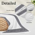 thumbnail image 3 of White Greek Key Small Pillow Covers, Geometric Greece Ancient Farmhouse Geo Soft Throw Pillow Cases with Invisible Zipper, Decorative Pillowcase Pillows Protectors for Sofa Bed Chair 12"x20", 3 of 9