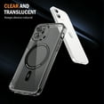 thumbnail image 4 of Decase Magnetic Case for iPhone 11,Compatible with Mag-safe,Military-Grade Protection,Slim Stylish Non-Yellowing Shockproof Case for iPhone 11,Clear Anti-Scratch Back Cover,Black, 4 of 8