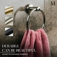 thumbnail image 3 of Chrome Towel Ring - Bathroom Towel Rack - Hand Towel Rack Wall Mounted Bathroom Hardware, 3 of 5