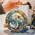 thumbnail image 5 of Angel Christmas Ornament, 3.14 Inch Ceramic Christmas Hanging Ornament, Angel Decor, Christmas Tree Ornaments, Gifts for Christmas, Holiday Presents, Gift Exchange, 5 of 6